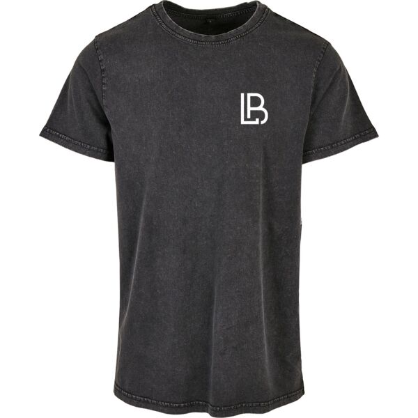 Acid washed round neck tee Thumbnail